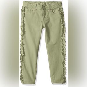 Gymboree Light Green Ruffled Jeans